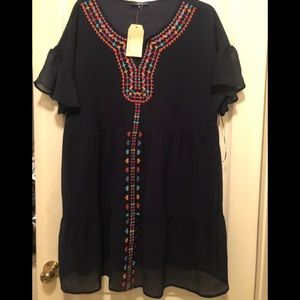 Worn Once Embroidery Dress 1x